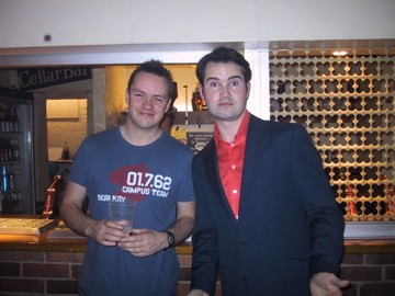 Ron Heeney and Jimmy Carr