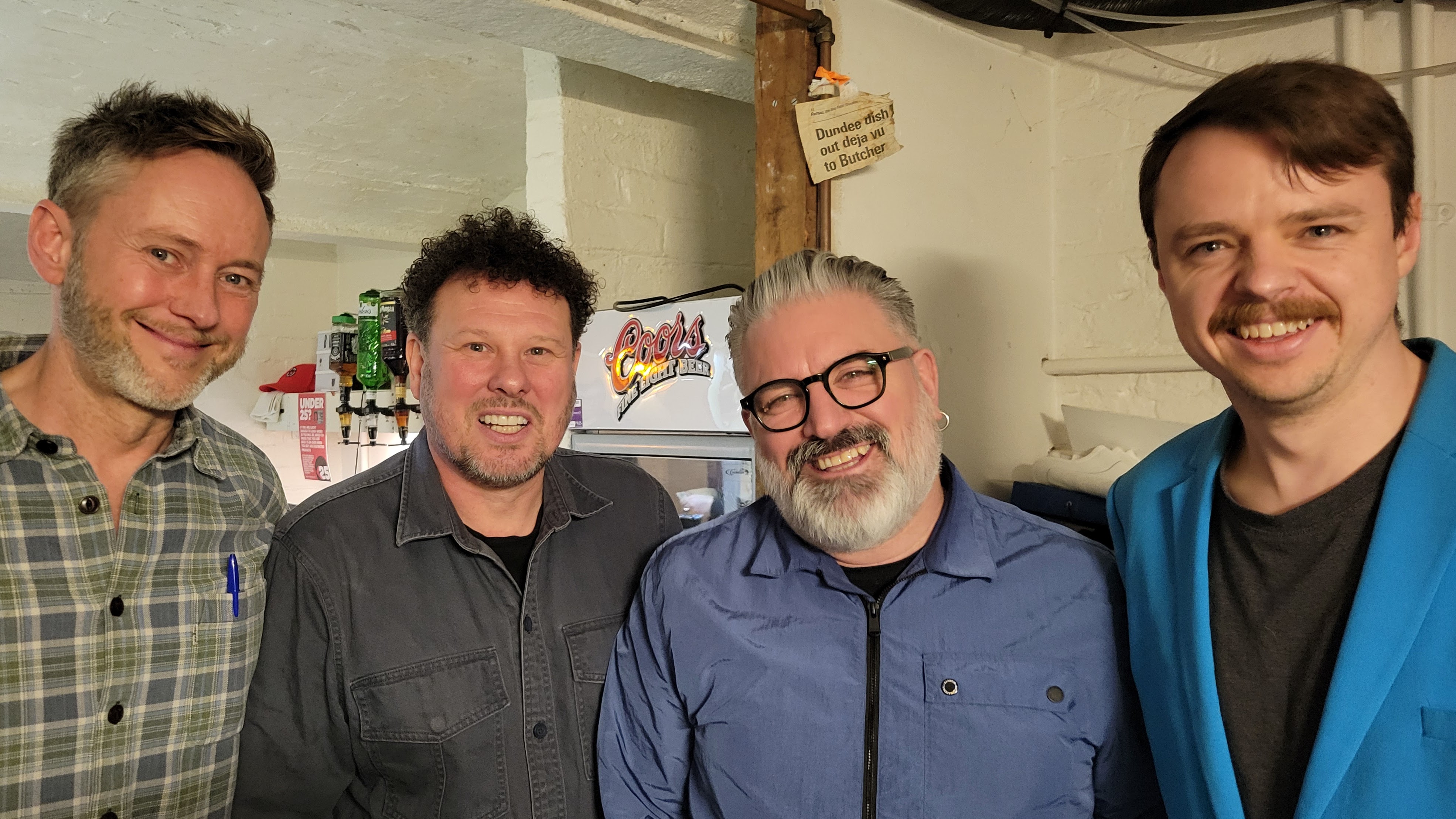 James Redmond, Maff Brown, Rich Wilson and David Hoare